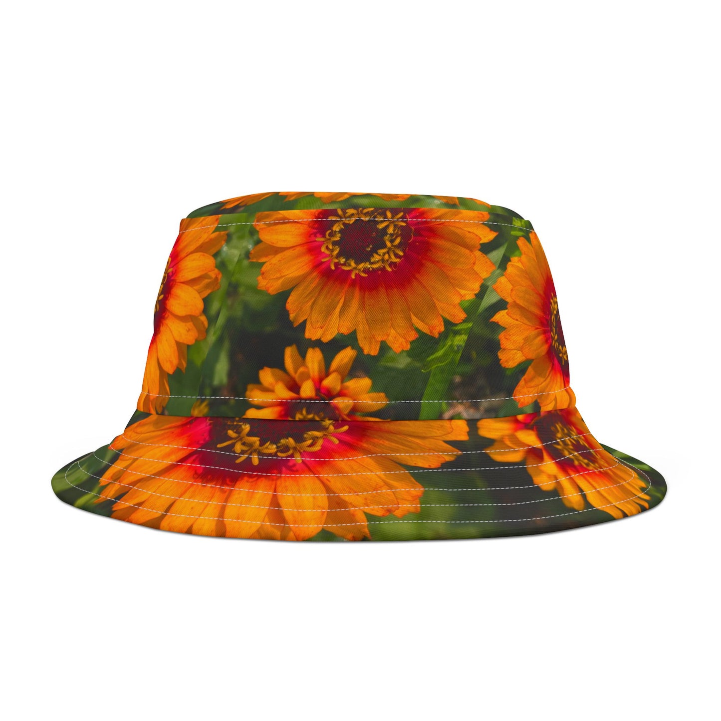 Vibrant Floral Bucket Hat, Outdoor Fun, Gardening Gift