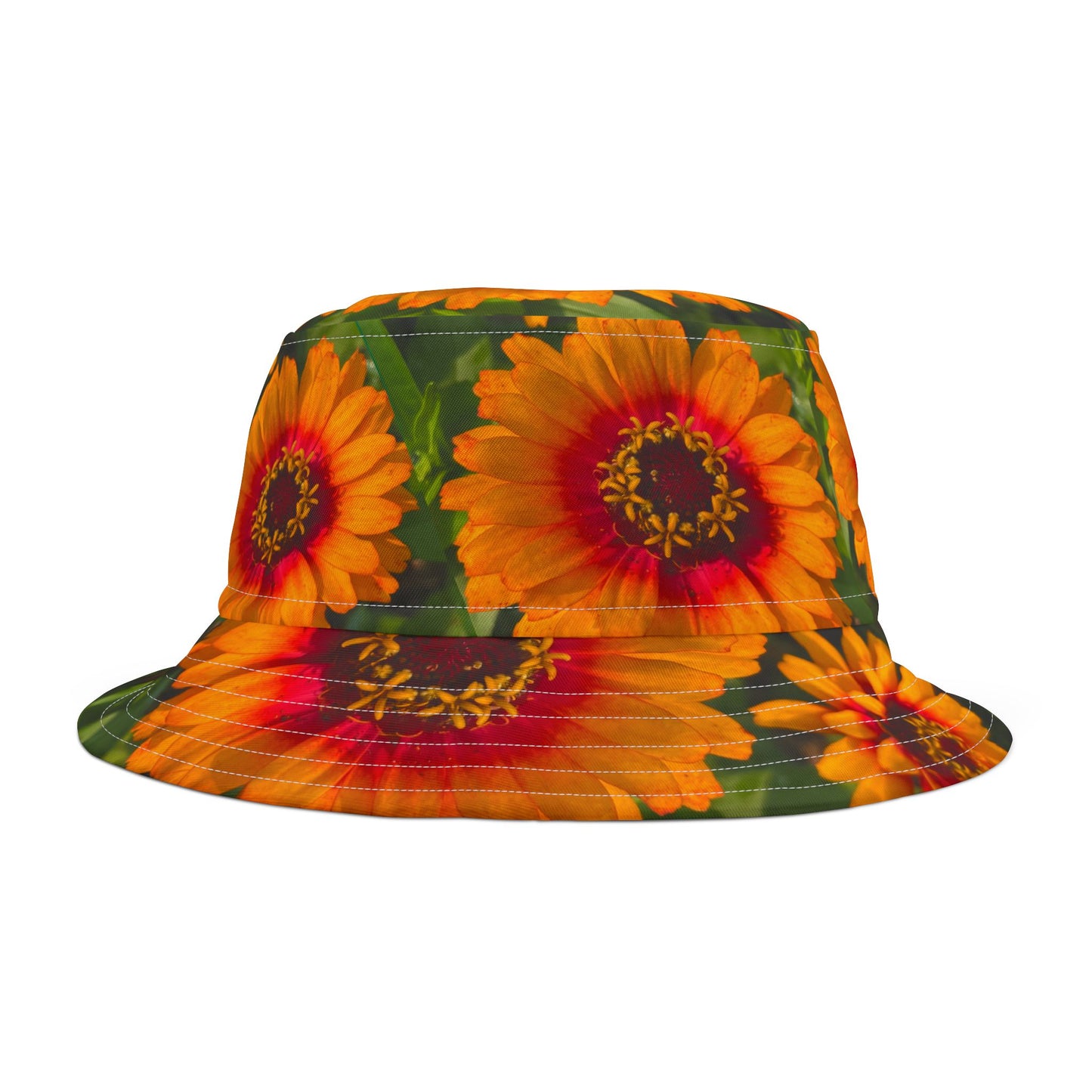 Vibrant Floral Bucket Hat, Outdoor Fun, Gardening Gift