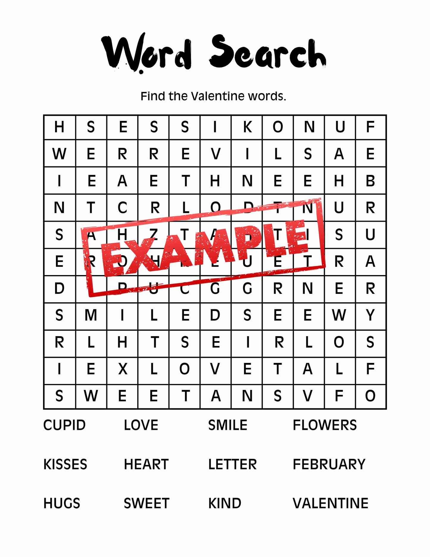Valentine's Day Activity Book – Adorable Friends Edition (Digital Download)